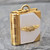 WW2 Vintage Gold Filled Locket Mother of Pearl Book Shape Pilot Wings Sweetheart