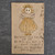 Antique Undivided Back Button Face Dutch Girl in Yellow Dress Postcard