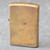 1983 Zippo Cigarette Lighter Solid Brass 50th Anniversary Model Patina