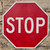 Stop Sign Vintage Real Obsolete Retired Road Street Traffic Intersection Sign