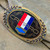 Retro Vintage Chevy Camaro Enameled Solid Brass Belt Buckle Chevrolet