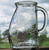 Vintage Glasco 32 oz. Glass Pot Belly Pregnant Measuring Cup Mixing 2 Pint