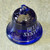 Vintage Bell System Cobalt Blue Figural Bell Art Glass Paperweight Phone Fenton