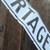Old Vintage Obsolete North Portage Street Road Marker Sign Westfield, NY Retired