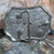 Retro Vintage Western Style Belt Buckle Real Scorpion Encased in Lucite Cowboy