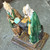 Mid-Century Vintage Handmade Cantonese Shiwan Mudman Pottery Sculpture Men Game