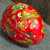 Old 2 Piece German Paper Mache Easter Egg Box Container Flowers Chicks Bunnies