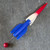 Vintage 1960's Spring Loaded Plastic Rocket Toy Shooter Space-Age Space Ship