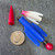 Vintage 1960's Spring Loaded Plastic Rocket Toy Shooter Space-Age Space Ship