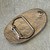 Vintage Drink Coca-Cola Five Cents Script Brass Tone Advertising Belt Buckle