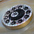 1990s Heavy Brass POG Slammer Customized Holographic 8-Ball Spinning Design Rare
