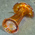 Vintage Imperial Marigold Carnival Glass Jack in the Pulpit Twisted Curled Vase