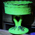Antique Custard Uranium Glass Northwood Maple Leaf Stem Compote Candy Dish Glow