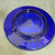 Westmoreland Cobalt Blue Glass Alphabet Child Plate Mary Gregory Swing L Plues