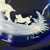 Westmoreland Cobalt Blue Glass Alphabet Child Plate Mary Gregory Swing L Plues