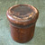 Antique Leather Dice Cup Shaker Green Felt Lining Vintage Bar Tavern Gaming Case