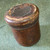Antique Leather Dice Cup Shaker Green Felt Lining Vintage Bar Tavern Gaming Case