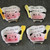 Vintage Lefton Era Ceramic Chef Spoon Rest Set of 4 with Wire Caddy Japan Mid Century