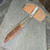 Vintage Metal Grave Marker Hunter Funeral Home J Wilse Howard 1886 1970 Oddities