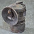 Antique Auto-Lite Coal Miners Brass Helmet Lantern Carbide Lamp Light Distressed