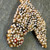 Vintage Sequin Beaded Horse Head Equestrian Brooch Pin Mid Century Handmade