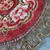 Vintage Wedgwood Belgium Woven Velvet Placemat Metallic Doily Fringe Mat Round