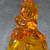 Vintage Imperial Glass Amber Victorian Belle Bell Heisey Mold 1560 Lady Orange