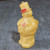 Vintage Plastic Santa Claus Top Hat Toy Sack Christmas Candy Container Ornament