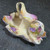 Antique RS Prussia Porcelain Chamberstick Candle Holder Dish Floral Art Nouveau