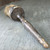 Antique Primitive Round Wooden Paint Brush Stippling Sash Natural Bristle 12"