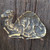 Vintage Solid Brass Resting Camel Trinket Dish Tray Mid Century Catchall British