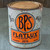 Vintage BPS Flatlux Paint Can Patterson Sargent Quart Wedgewood Blue Advertising
