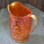 Antique Imperial Marigold Carnival Glass Windmill Water Pitcher Iridescent 1910s