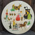 Vintage Mid Century Fanny Farmer Butter Cookie Tin MCM Folk Art Farm Litho Box