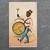 Victorian Trade Card Clarks Mile-End Spool Cotton Marching Band Drum Donaldson NY