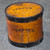 Antique Primitive Bentwood Tin Banded Spice Box Stenciled Pepper Pantry Canister