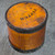 Antique Primitive Bentwood Tin Banded Spice Box Stenciled Pepper Pantry Canister