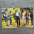 Vintage Linen Postcard Happy Days Down In Sunny Dixie Musicians Guitar Kropp Black Americana