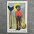 Vintage 1907 J Tully Black Americana Postcard Ill Call For You Evening Chicken Battle Lake MN 1909