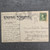 Vintage 1907 J Tully Black Americana Postcard Ill Call For You Evening Chicken Battle Lake MN 1909