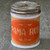 Vintage Pama Rub Ointment Jar Buffalo NY Hazel Atlas White Milk Glass Tin Lid