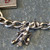 Vintage Sterling Silver Charm Bracelet 8 Charms Model T Heart Covered Wagon .925