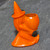 Vintage Rosbro Halloween Witch Jack O Lantern Hard Plastic Candy Container MCM