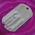 Vintage Korean War US Army Notch Dog Tag George E Schneider US51443282 Military