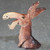 Antique Hubley Cast Iron Braying Donkey Figurine 1930s Laughing Mule Paperweight