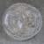 Vintage Clear Crackle Glass Vase Hand Blown Double Spout Pinched Rim Art Glass