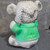 Vintage Vinyl Toy Puppy Dog Green Jacket Diaper Blue Eyes Mid-Century 1960s