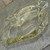 Vintage Heavy Cut Crystal Glass Cigar Ashtray Monogram S Faceted MCM Barware
