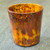 Vintage Marbled Bakelite Catalin Shot Glass Tumbler End Of Day Butterscotch Red