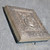Vintage Byzantine Icon Christ Pantocrator Silver Repousse Velvet Wall Plaque